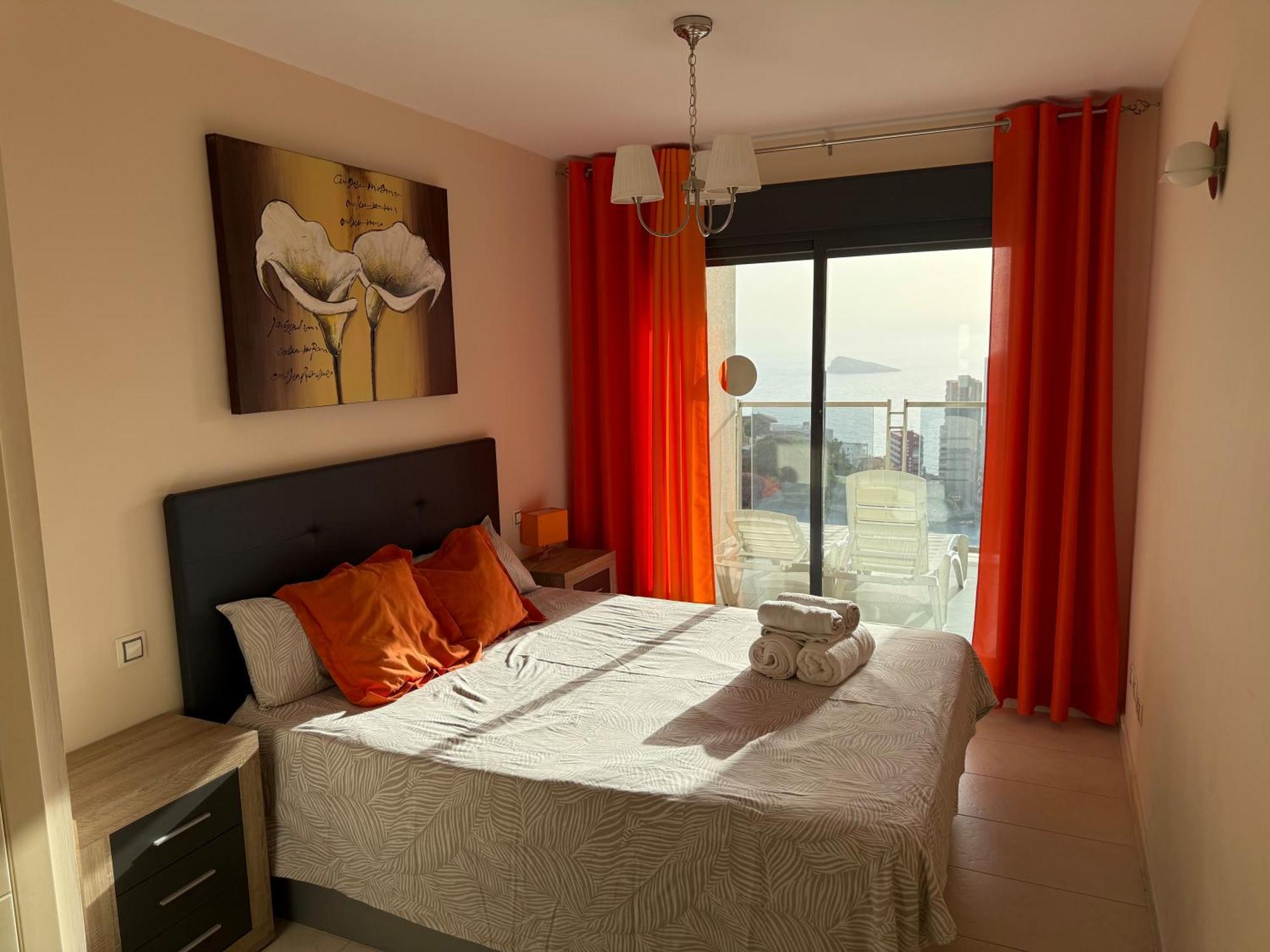 Beautiful Apartment Near Beach With Panoramic Sea-View Benidorm Bagian luar foto